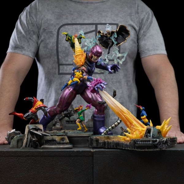 Figura Marvel Estatua 1/20 Demi Art Scale X-Men Danger Room Diorama A 42 cm - Imagen 2