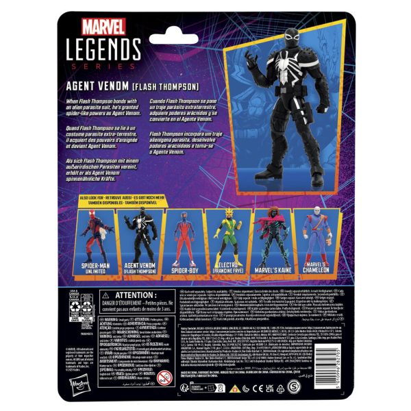 Figura de Agent Venom Flash Thompson de Spider-Man de Marvel de 15cm para coleccionistas - Imagen 7