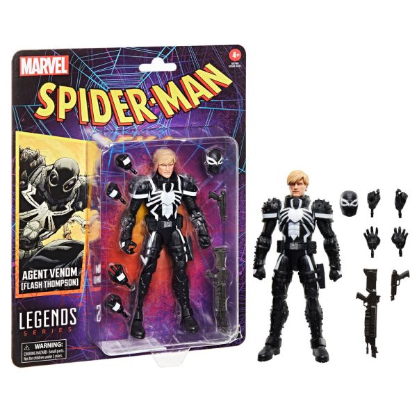Figura de Agent Venom Flash Thompson de Spider-Man de Marvel de 15cm para coleccionistas - Imagen 8