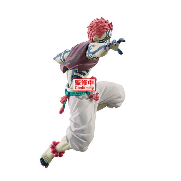 Figura Akaza Vibration Stars Demon Slayer Kimetsu no Yaiba 13cm - Imagen 4