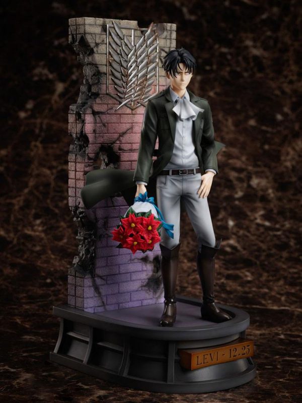 Figura Levi Attack on Titan the Final Season PVC Statue 1/7 Birthday 30 CM - Imagen 6