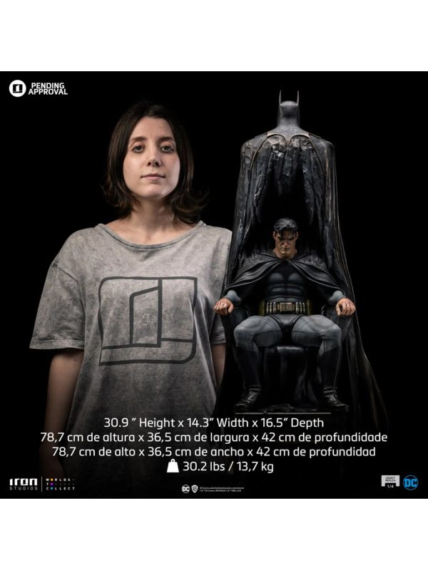 Estátua de Batman y Bruce Wayne de DC Comics, réplica Legacy en escala 1/4 de 79 cm. - Imagen 8