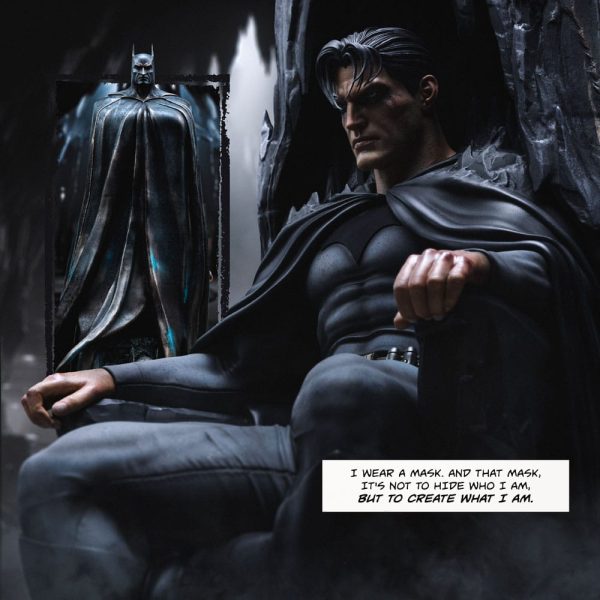 Estátua de Batman y Bruce Wayne de DC Comics, réplica Legacy en escala 1/4 de 79 cm. - Imagen 5