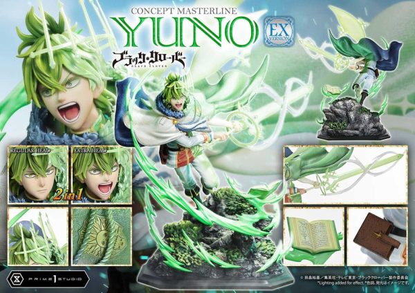 Figura Black Clover Concept Masterline Series Estatua 1/6 Yuno Exclusive Ver. 57 cm - Imagen 6
