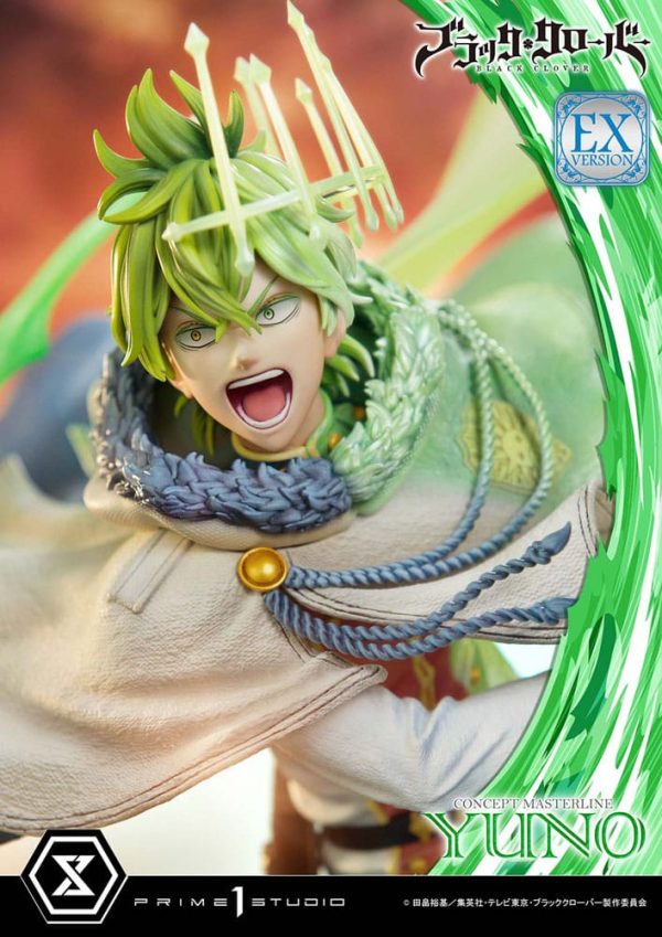 Figura Black Clover Concept Masterline Series Estatua 1/6 Yuno Exclusive Ver. 57 cm - Imagen 10