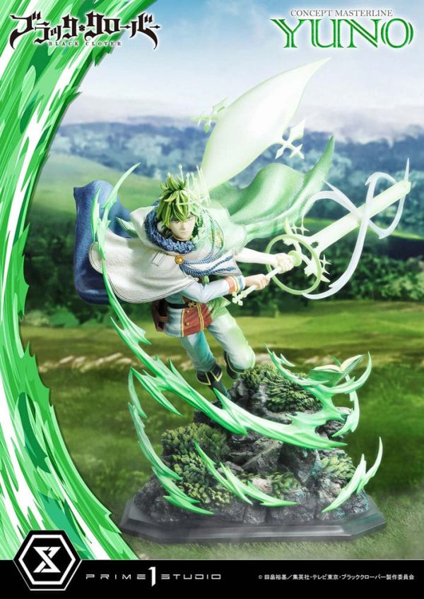 Figura Black Clover Concept Masterline Series Estatua 1/6 Yuno Exclusive Ver. 57 cm - Imagen 12