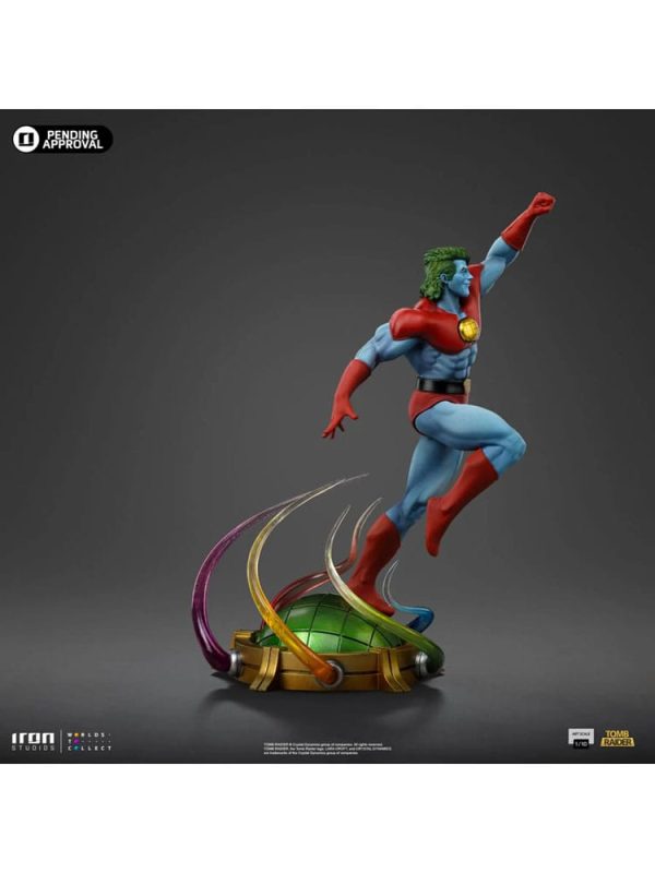 Figura Capitán Planeta y los planetarios Estatua 1/10 Art Scale Captain Planet 24 cm - Imagen 3