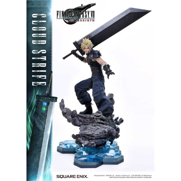 Estatua de resina de Cloud Strife en versión Deluxe de Final Fantasy VII Rebirth Masterline 1/4 - ¡Increíble colección para fans! - Imagen 15