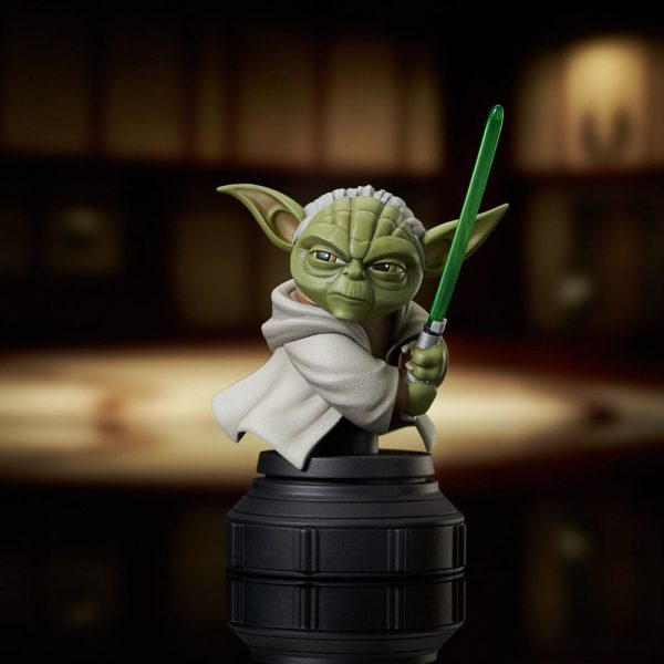 Figura Star Wars The Clone Wars Busto 1/7 Yoda 13 cm - Imagen 2