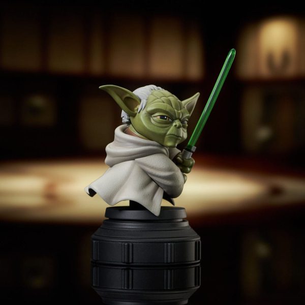 Figura Star Wars The Clone Wars Busto 1/7 Yoda 13 cm - Imagen 3
