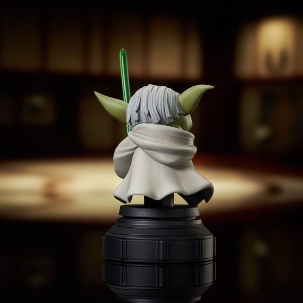 Figura Star Wars The Clone Wars Busto 1/7 Yoda 13 cm - Imagen 5