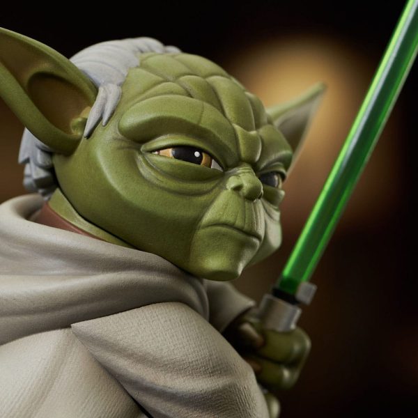Figura Star Wars The Clone Wars Busto 1/7 Yoda 13 cm - Imagen 6