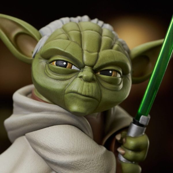 Figura Star Wars The Clone Wars Busto 1/7 Yoda 13 cm - Imagen 7