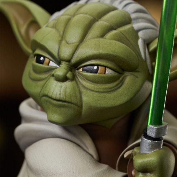 Figura Star Wars The Clone Wars Busto 1/7 Yoda 13 cm - Imagen 8