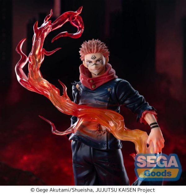 FIGURA SUKUNA FUGA JUJUTSU KAISEN LUMINASTA  23CM - Imagen 2