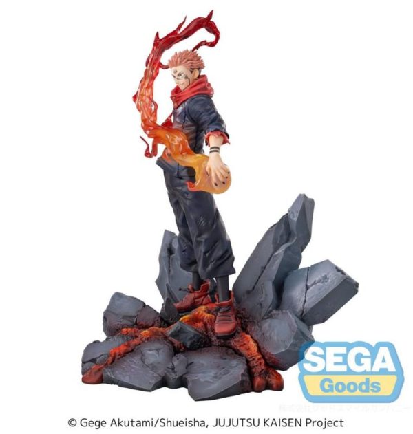 FIGURA SUKUNA FUGA JUJUTSU KAISEN LUMINASTA  23CM - Imagen 7