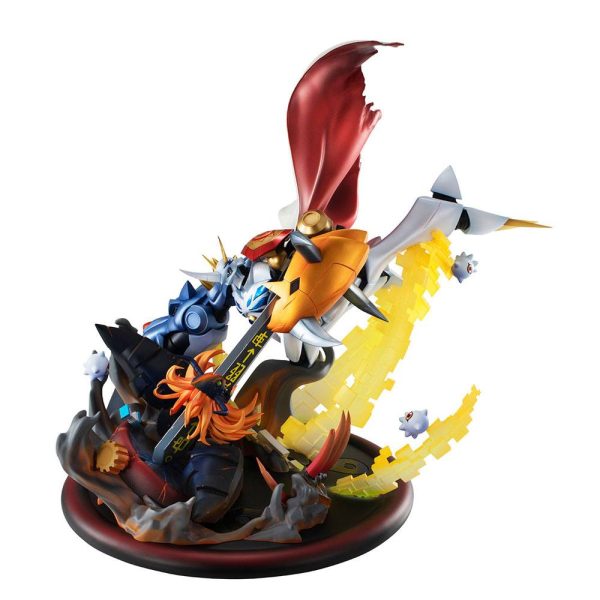 Estatua PVC de 34 cm de Omegamon vs Diabolomon de Digimon Adventure: Children's War Game! - Colección VS Series - Imagen 4