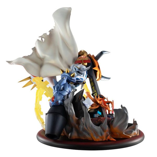 Estatua PVC de 34 cm de Omegamon vs Diabolomon de Digimon Adventure: Children's War Game! - Colección VS Series - Imagen 7