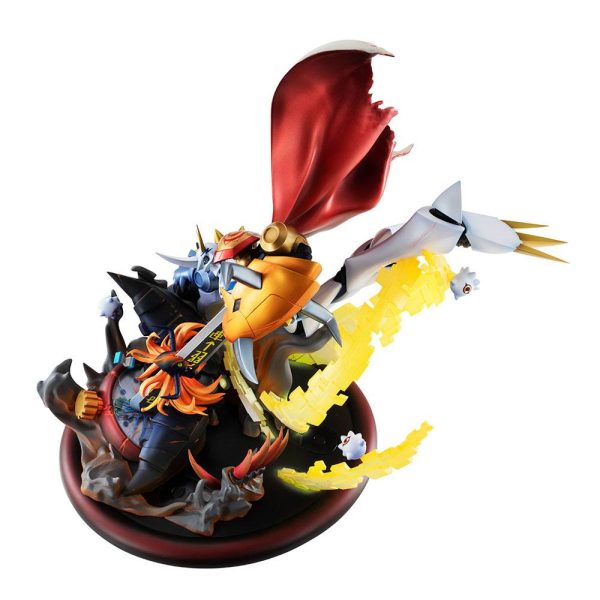Estatua PVC de 34 cm de Omegamon vs Diabolomon de Digimon Adventure: Children's War Game! - Colección VS Series - Imagen 3