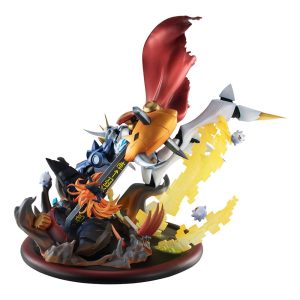 Estatua PVC de 34 cm de Omegamon vs Diabolomon de Digimon Adventure: Children's War Game! - Colección VS Series