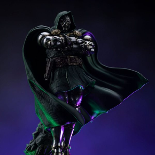 Figura The Infinity Gauntlet de Doctor Doom en escala 1/10 de Marvel Legends - Estatua Diorama de 30 cm - Imagen 4