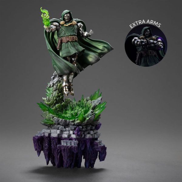 Estátua Marvel Legends The Infinity Gauntlet con Doctor Doom - Edición Deluxe 1/10 Escala de Arte 42 cm - Imagen 7