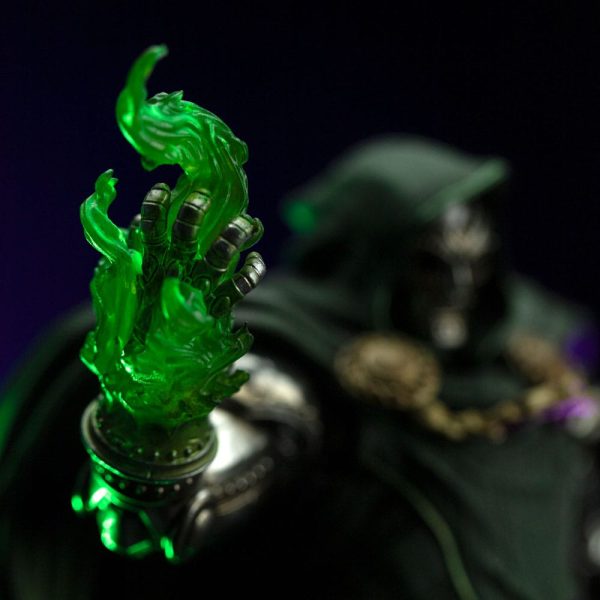Estátua Marvel Legends The Infinity Gauntlet con Doctor Doom - Edición Deluxe 1/10 Escala de Arte 42 cm - Imagen 8