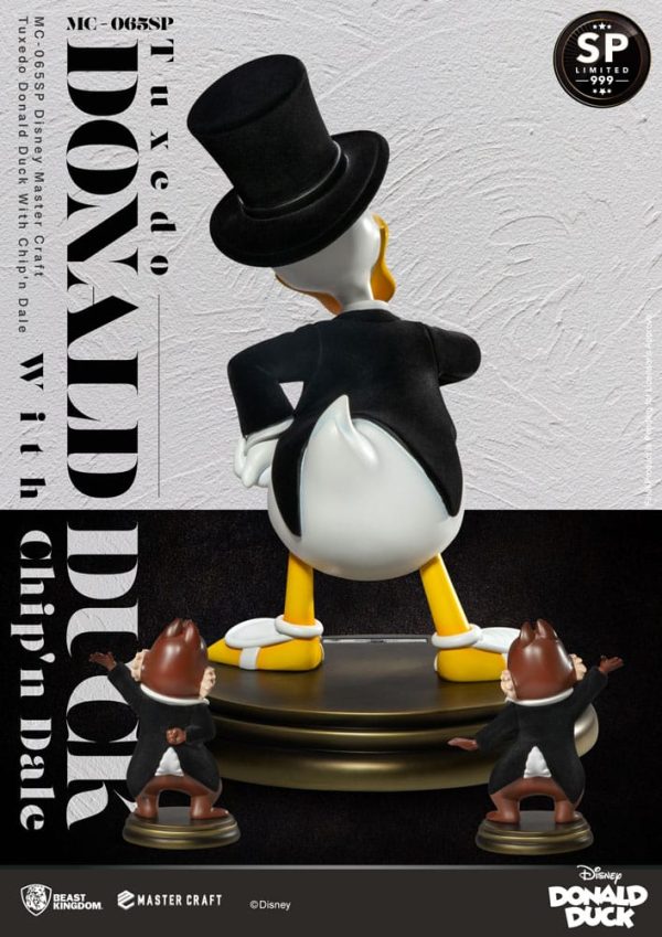 Figura Disney 100th Estatua Master Craft Tuxedo Donald Duck (chip'n und Dale) 40 CM - Imagen 4