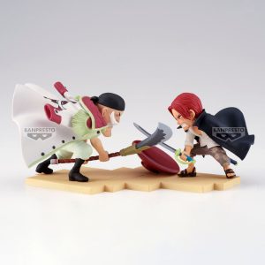 Figura Edward Newgate vs. Shanks World Collectable log Stories One Piece 13cm