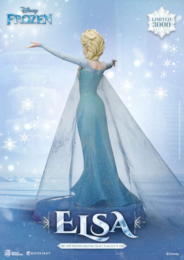 Frozen: El Reino del Hielo Estatua Master Craft Elsa Let It Go 40 cm - Imagen 4