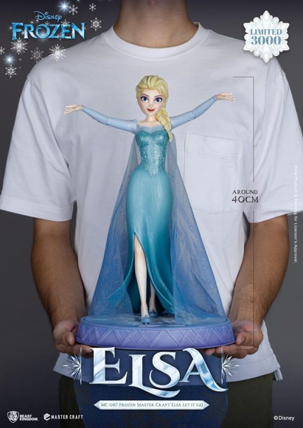 Frozen: El Reino del Hielo Estatua Master Craft Elsa Let It Go 40 cm - Imagen 6