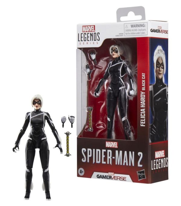 Figura de Felicia Hardy Black Cat de 15 cm - Spider-Man 2 Marvel Legends Series - Imagen 7
