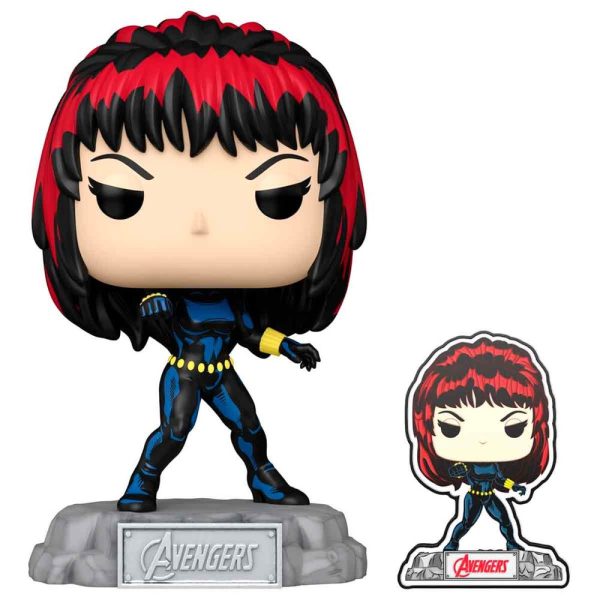 Figura pop Marvel Avengers 60th Anniversary Comic Black Widow With pin Exclusive