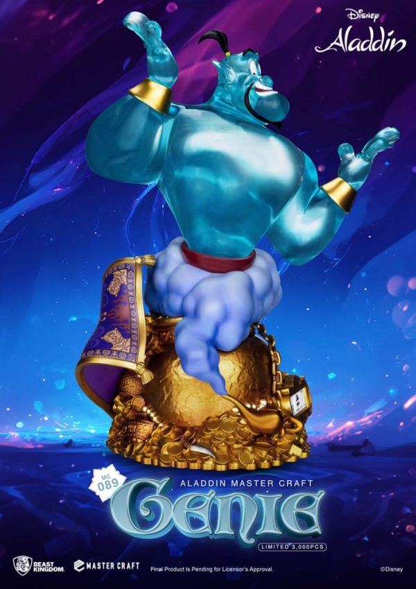 Figura Disney (aladdin) Estatua Master Craft Ginie 42 CM - Imagen 2