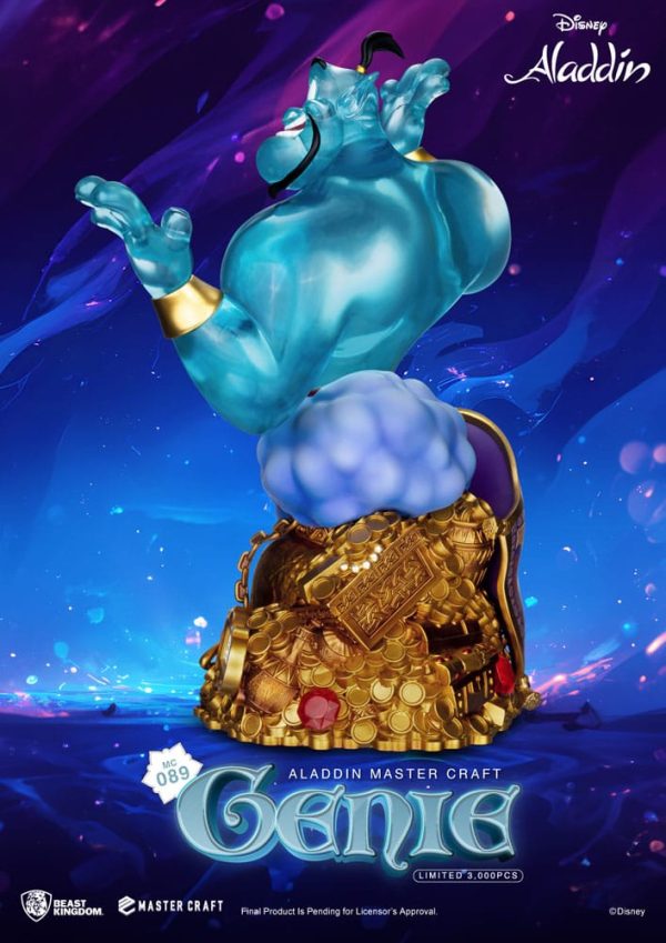 Figura Disney (aladdin) Estatua Master Craft Ginie 42 CM - Imagen 3