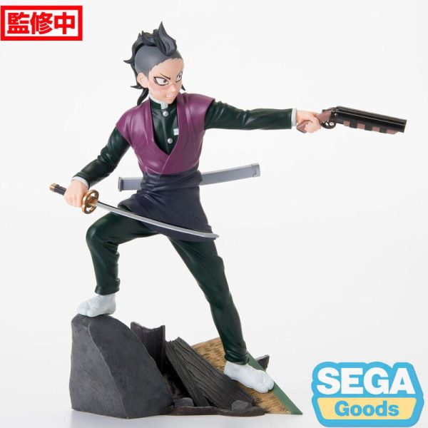 Figura Genya Shinazugawa Swordsmith Village Demon Slayer Kimetsu no Yaiba 15cm - Imagen 2