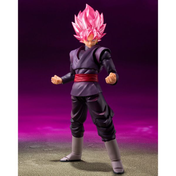 Figura Goku Black Super Saiyan Rose Dragon Ball Super 14cm - Imagen 4