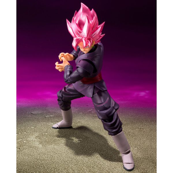 Figura Goku Black Super Saiyan Rose Dragon Ball Super 14cm - Imagen 3