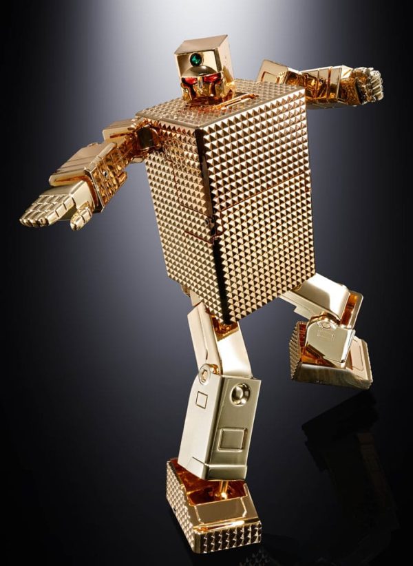 Golden Warrior Gold Lightan Figura Diecast Soul of Chogokin GX-32SP Gold Lightan 50th Anniversary Ver. 13 cm - Imagen 4