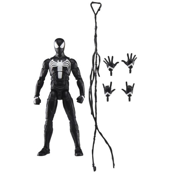 Figura Peter Parker Black Suit Spiderman 2 Marvel Legend Series - Imagen 2