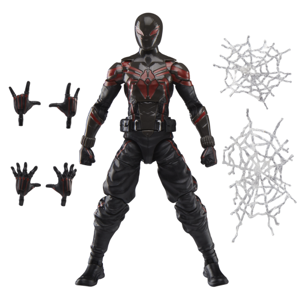 MILES MORALES BROOKLYN 2099 SUIT VERSION FIGURA SPIDER-MAN 2 MARVEL LEGENDS SERIES - Imagen 4