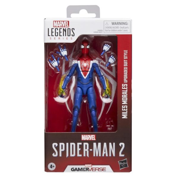 MILES MORALES UPGRADED SUIT STYLE VERSION FIGURA 15 CM SPIDER-MAN 2 MARVEL LEGENDS SERIES - Imagen 7