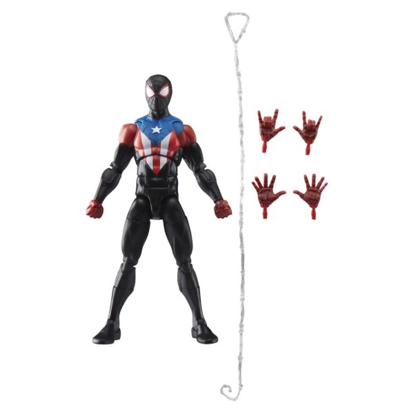 MILES MORALES BORICUA SUIT VERSION FIGURA 15 CM SPIDER-MAN 2 MARVEL LEGENDS SERIES - Imagen 6