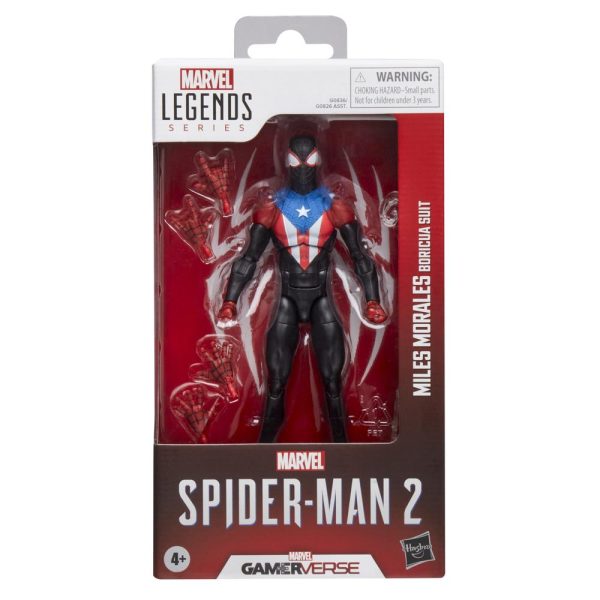 MILES MORALES BORICUA SUIT VERSION FIGURA 15 CM SPIDER-MAN 2 MARVEL LEGENDS SERIES - Imagen 7
