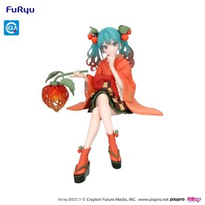 Figura de Hatsune Miku en Estatua de PVC con Detalle de Parada de Fideos de la Hada Floral Invierno Cerezo de 15 cm