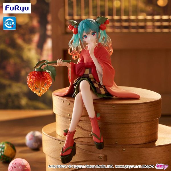 Figura de Hatsune Miku en Estatua de PVC con Detalle de Parada de Fideos de la Hada Floral Invierno Cerezo de 15 cm - Imagen 2