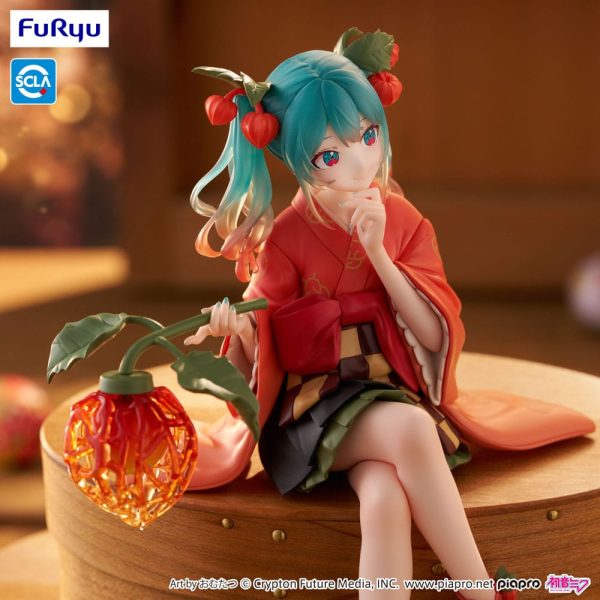 Figura de Hatsune Miku en Estatua de PVC con Detalle de Parada de Fideos de la Hada Floral Invierno Cerezo de 15 cm - Imagen 4