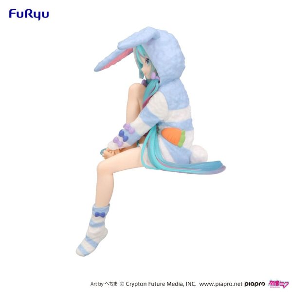 Hatsune Miku Estatua PVC Noodle Stopper Hatsune Miku Rabbit Ear Hood Pajama Blue Color Ver. 14 cm - Imagen 6