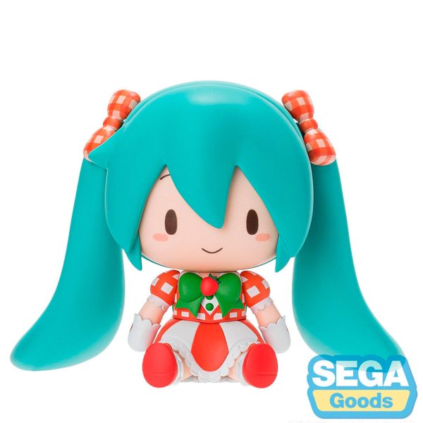 Figura Hatsune Miku Lovely Strawberry Fuwa Petit de 8cm - ¡Ideal para fans de Hatsune Miku!