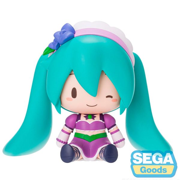 Figura de colección Hatsune Miku en color púrpura brillante de 8cm - Imagen 2